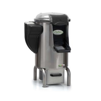 KALINDRA | FAMA. Stainless steel potato peeler with stand. 10 kg capacity.