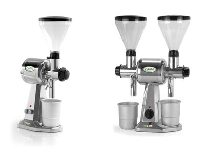 KALINDRA | FAMA. Coffee and Pepper Grinder. Professional device with 1 or 2 groups