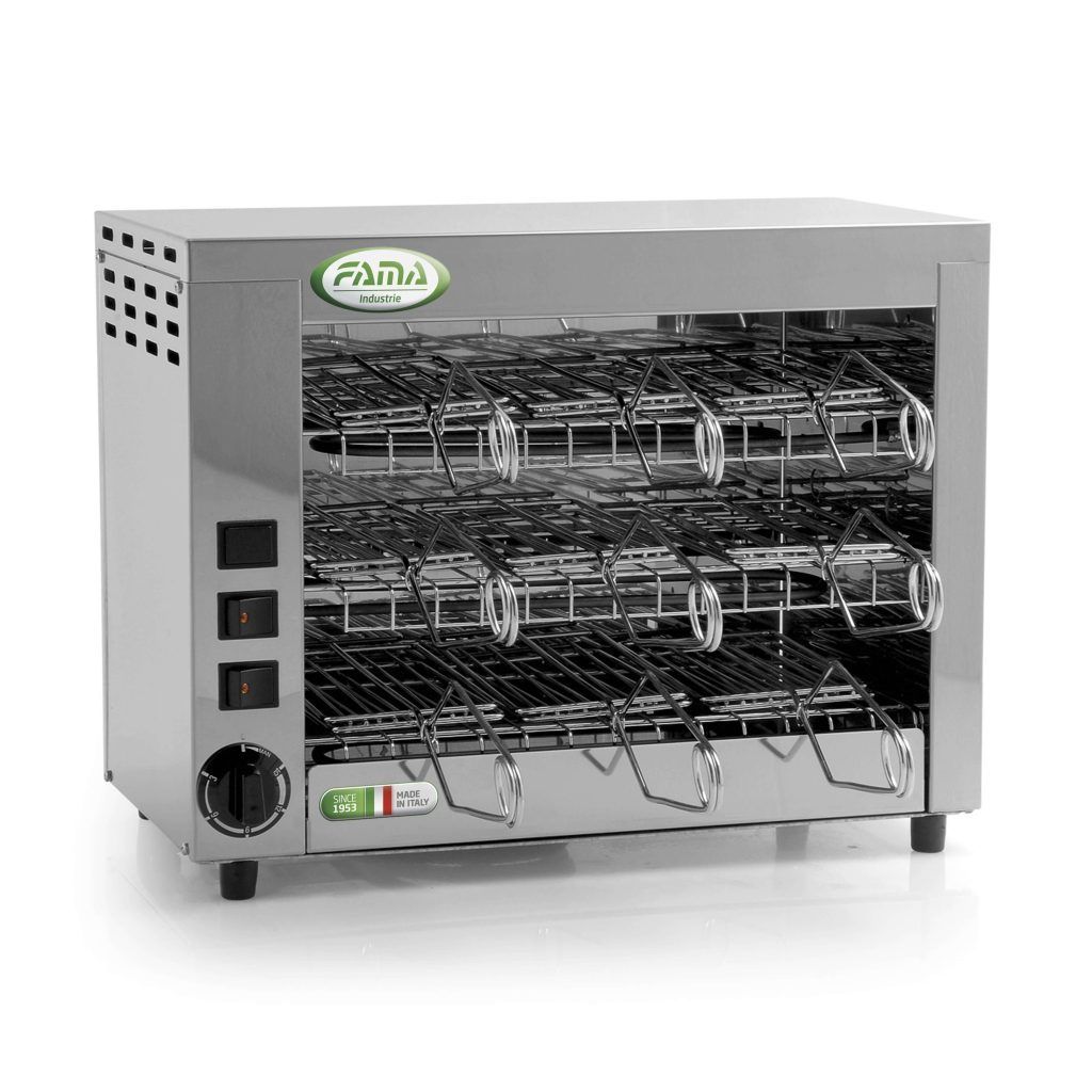 KALINDRA | FAMA. Professional oven with 2 shelves. 9 clamps