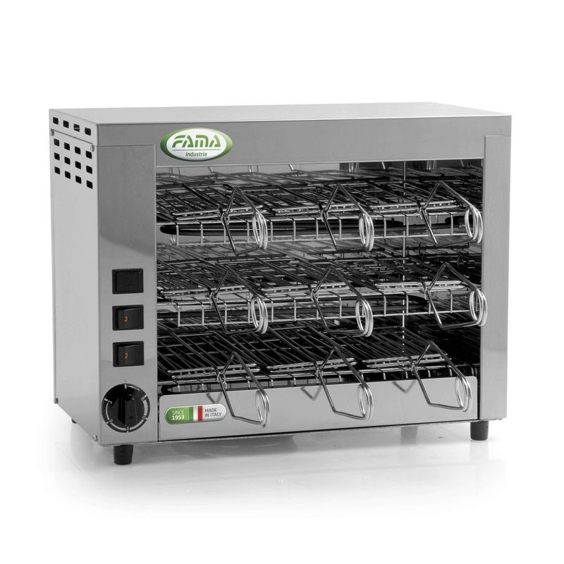 KALINDRA | FAMA. Professional oven with 2 shelves. 9 clamps