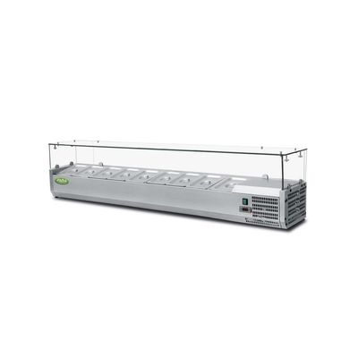KALINDRA | FAMA. 180cm refrigerated display case. + 2 / + 8°C (+ 35.6 / + 46.4°F)