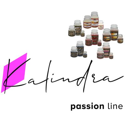 The candle jars. Passion line