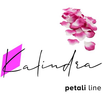 The candle jars. Petals line
