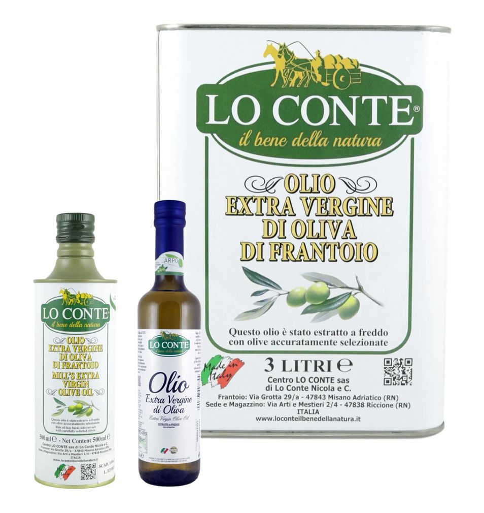 KALINDRA | Lo Conte. Extra Virgin Olive Oil (EVO) from the ARPO Emilia-Romagna (Italy) quality supply chain.