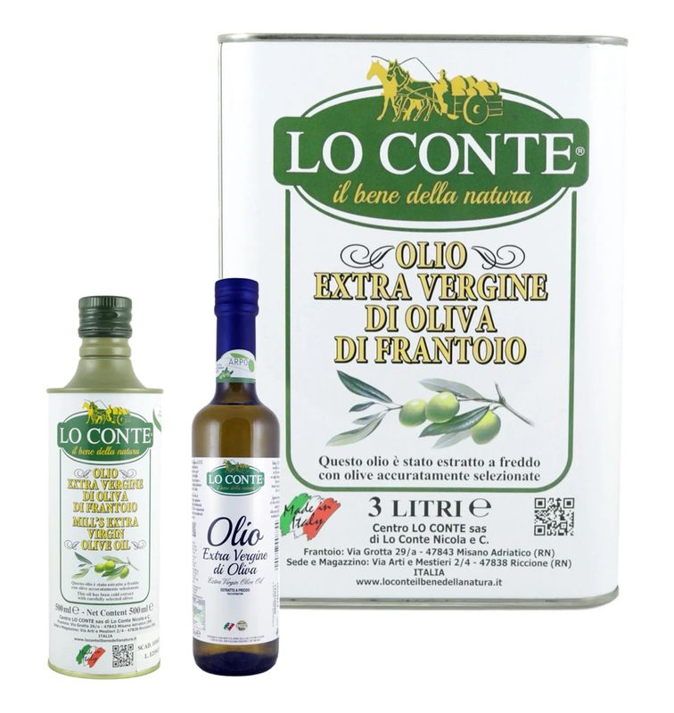KALINDRA | Lo Conte. Extra Virgin Olive Oil (EVO) from the ARPO Emilia-Romagna (Italy) quality supply chain.