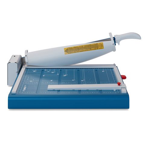 Taglierina a leva Dahle con pressino automatico blu luce 460-3,5 mm R000867