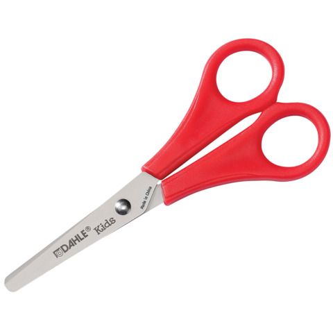 Forbici per destrorsi Dahle centimetrate 13 cm punte arrotondate - colori assortiti - R054627