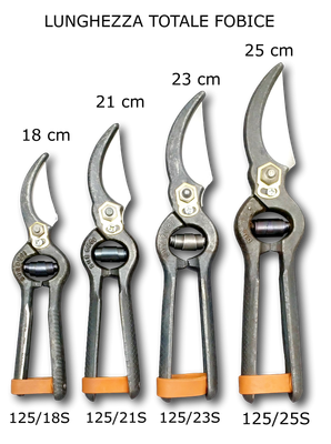 KALINDRA | DBA. Forged vineyard pruning shears in steel. DB 125 Line