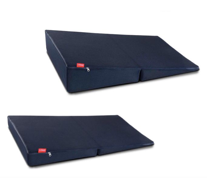 KALINDRA | Orthopedic travel pillows. Foldable anti-reflux wedge pillow.