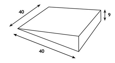 KALINDRA | Orthopedic pillows. Seat Wedge Cushion