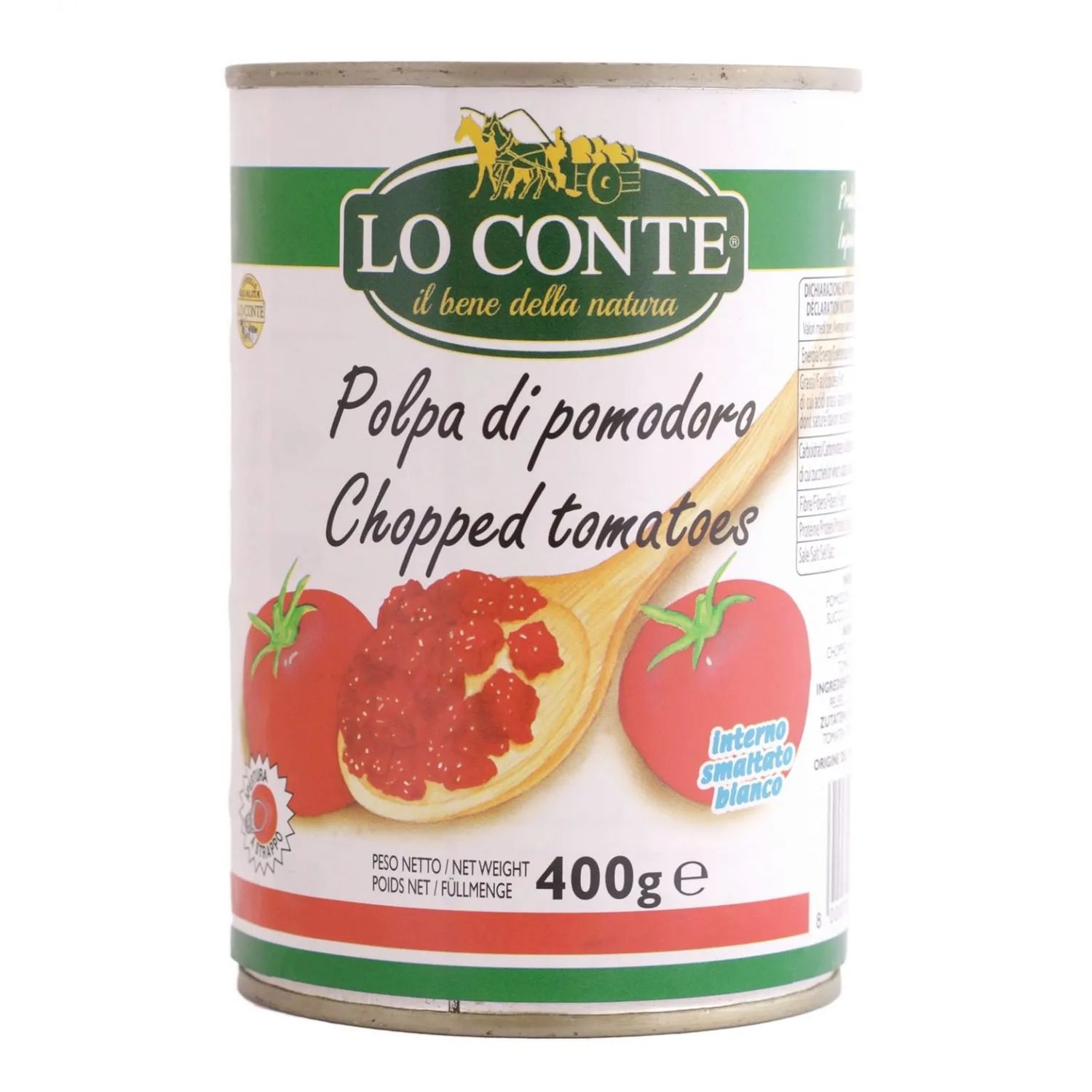 KALINDRA | Lo Conte. Superior Quality Tomato Pulp. 400 gr / 14.11 oz