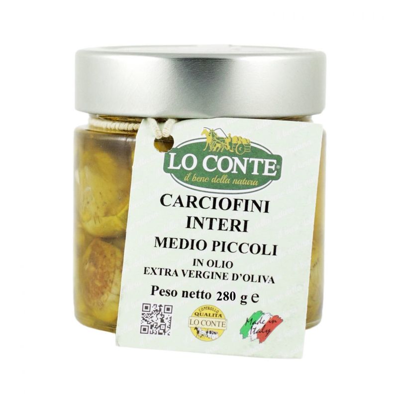 KALINDRA | Lo Conte. Artichokes in extra virgin olive oil. 280 gr / 9.88 oz