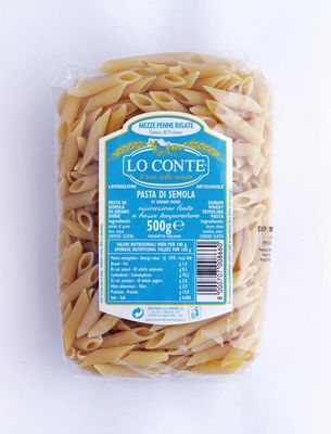 KALINDRA | Lo Conte. Mezze Penne. 500 gr / 17.64 oz