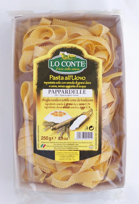 KALINDRA | Lo Conte. Egg Pappardelle. 250 gr / 8.82 oz