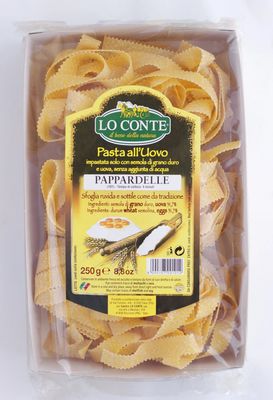 KALINDRA | Lo Conte. Egg Pappardelle. 250 gr / 8.82 oz
