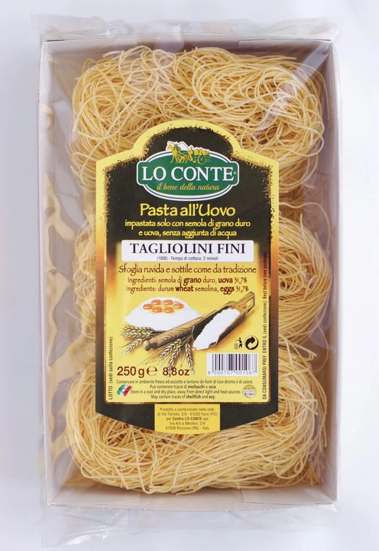 KALINDRA | Lo Conte. Egg Tagliolini. 250 gr / 8.82 oz