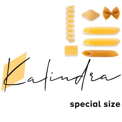 Pasta with special shapes