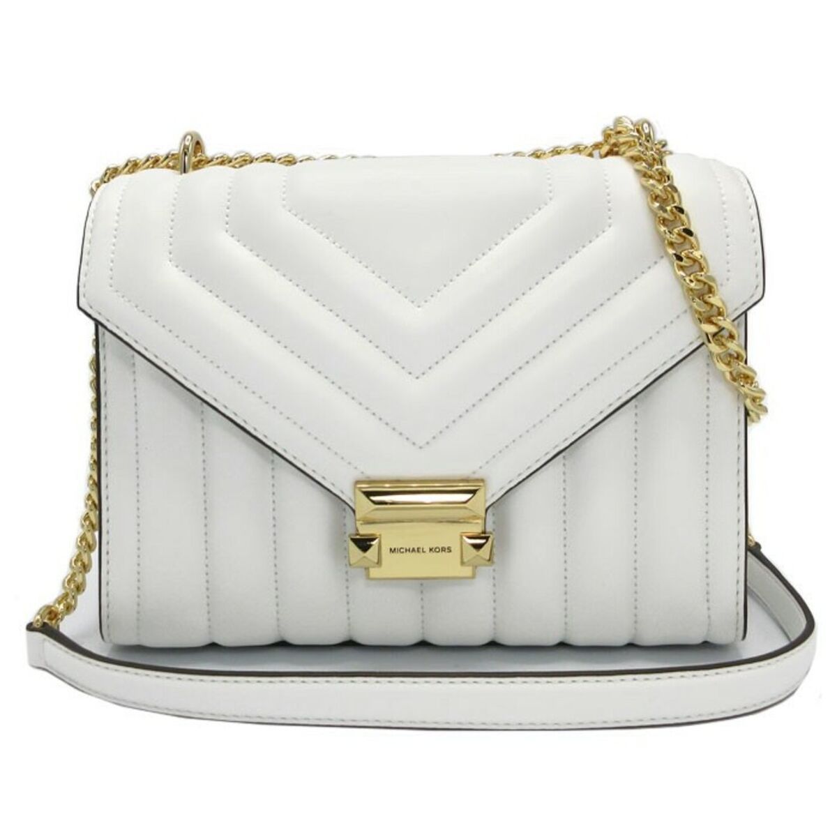 KALINDRA | BB. Shoulder Bag Michael Kors Whitney White 24 x 19 x 9 cm