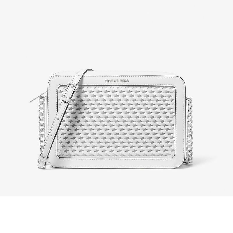 KALINDRA | BB. Bolso Bandolera Michael Kors 35T5STTC3Y-OPTIC-WHITE Blanco 24 x 16 x 5 cm