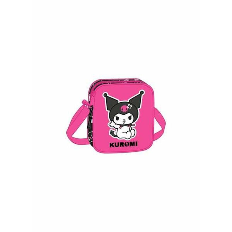 KALINDRA | BB. Shoulder Bag Kuromi Black Fuchsia 16 x 18 x 4 cm