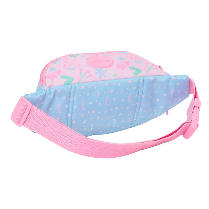 KALINDRA | BB. Sac banane BlackFit8 Smile Rose Bleu clair 23 x 12 x 9 cm