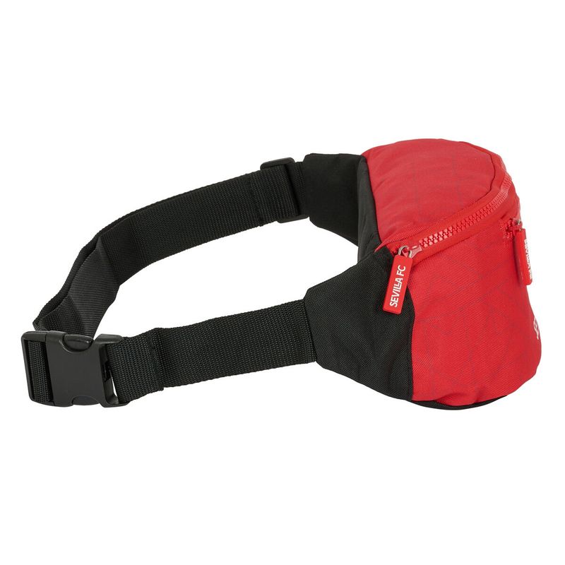 KALINDRA | BB. Sac banane Sevilla Fútbol Club Noir Rouge Sportif 23 x 12 x 9 cm