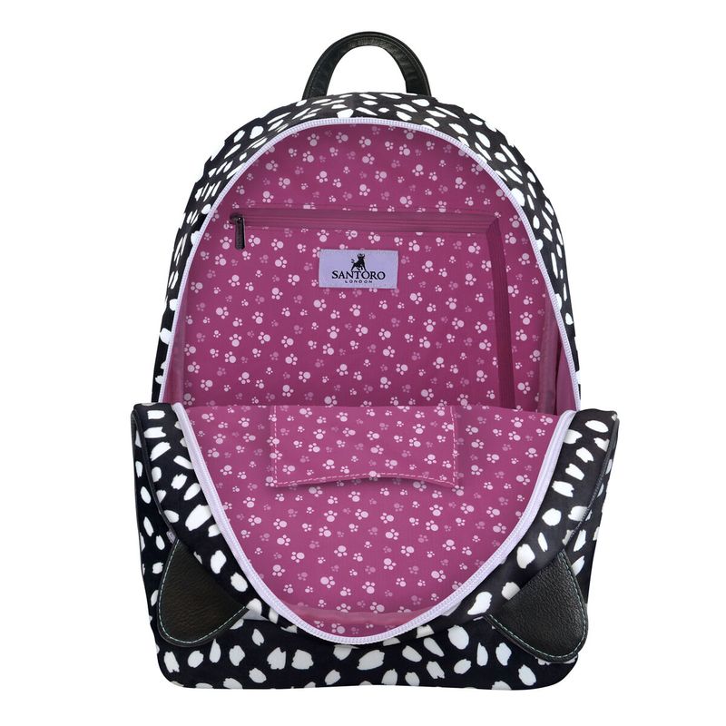KALINDRA | BB. Casual Backpack Gorjuss Smitten kitten Black White (25,5 x 31 x 10 cm)