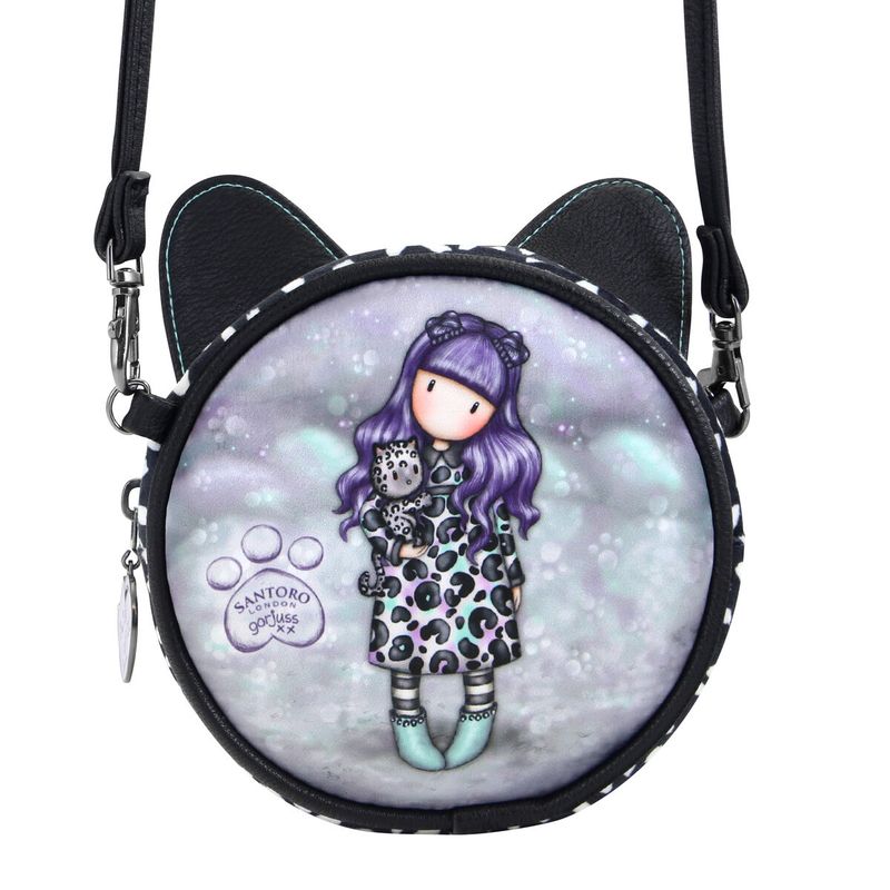 KALINDRA | BB. Shoulder Bag Gorjuss Smitten kitten Black White (13,5 x 5,5 x 13,5 cm)