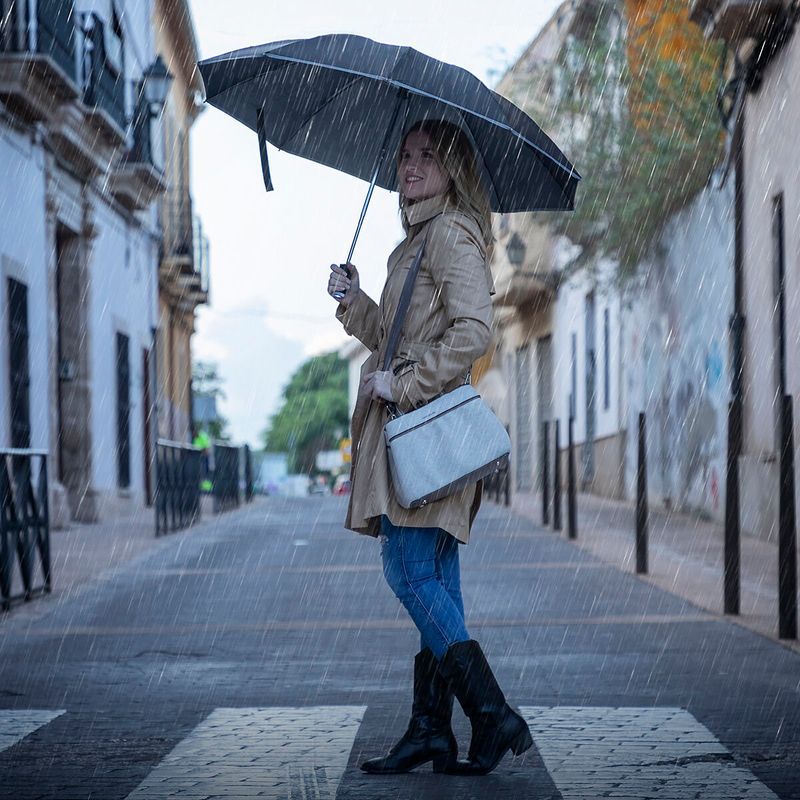 KALINDRA | BB. Folding Inverted Umbrella with LED Folbrella InnovaGoods