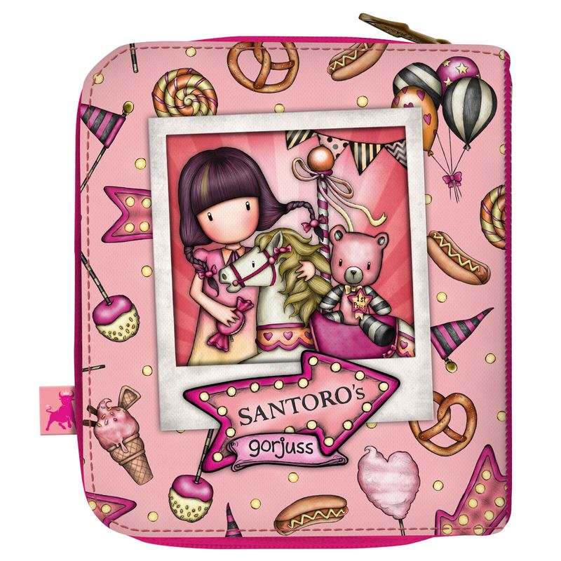 KALINDRA | BB. Purse Gorjuss Carousel Salmon 10 x 12 x 3 cm