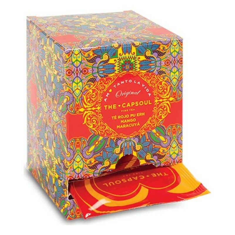 KALINDRA | BB. Thé rouge The Capsoul Pirámides Ensobradas Grenadille (fruit de la passion) (15 Unités) (15 uds)