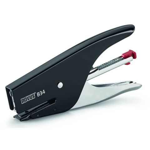 Cucitrice professionale Novus B34 fino a 15 fogli nero H106004