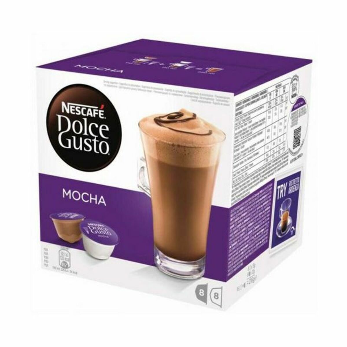 KALINDRA | BB. Coffee Capsules Nescafé Dolce Gusto 49523 Mocha (16 uds)