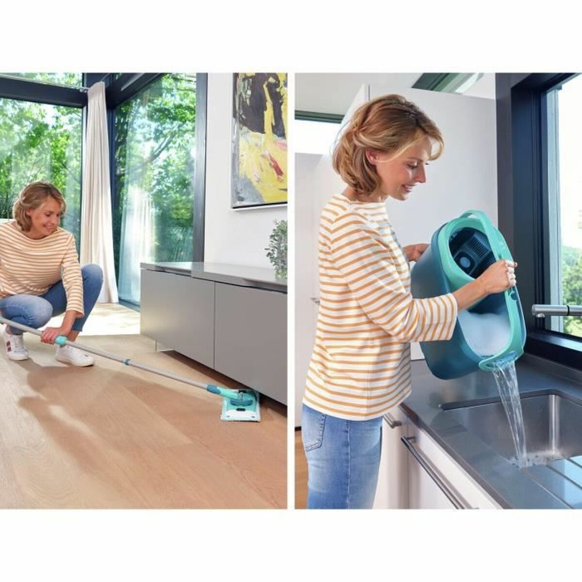 KALINDRA | BB. Mop with Bucket Leifheit 52120 6 L