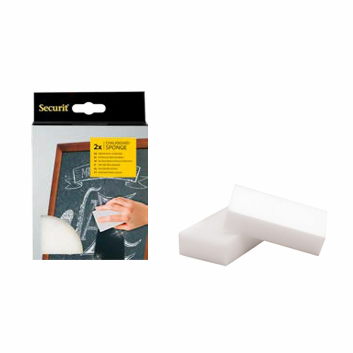 KALINDRA | BB. Board eraser Securit Melamin 2,5 x 6 x 10,5 cm 2 Units