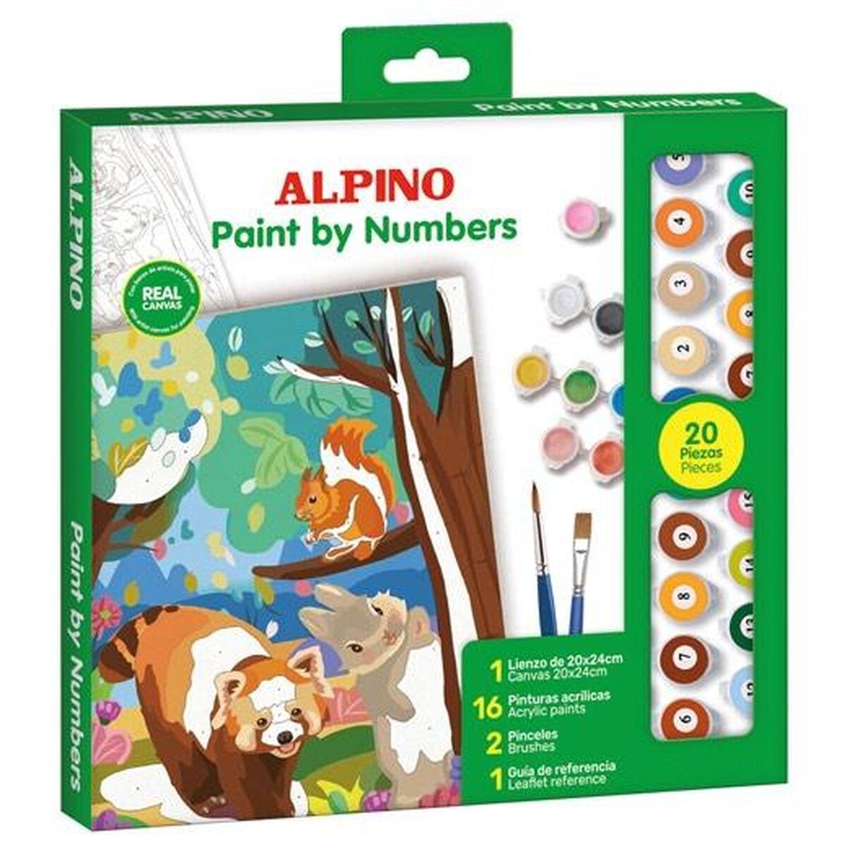 KALINDRA | BB. Paint by Numbers Set Alpino Forest 6 Units