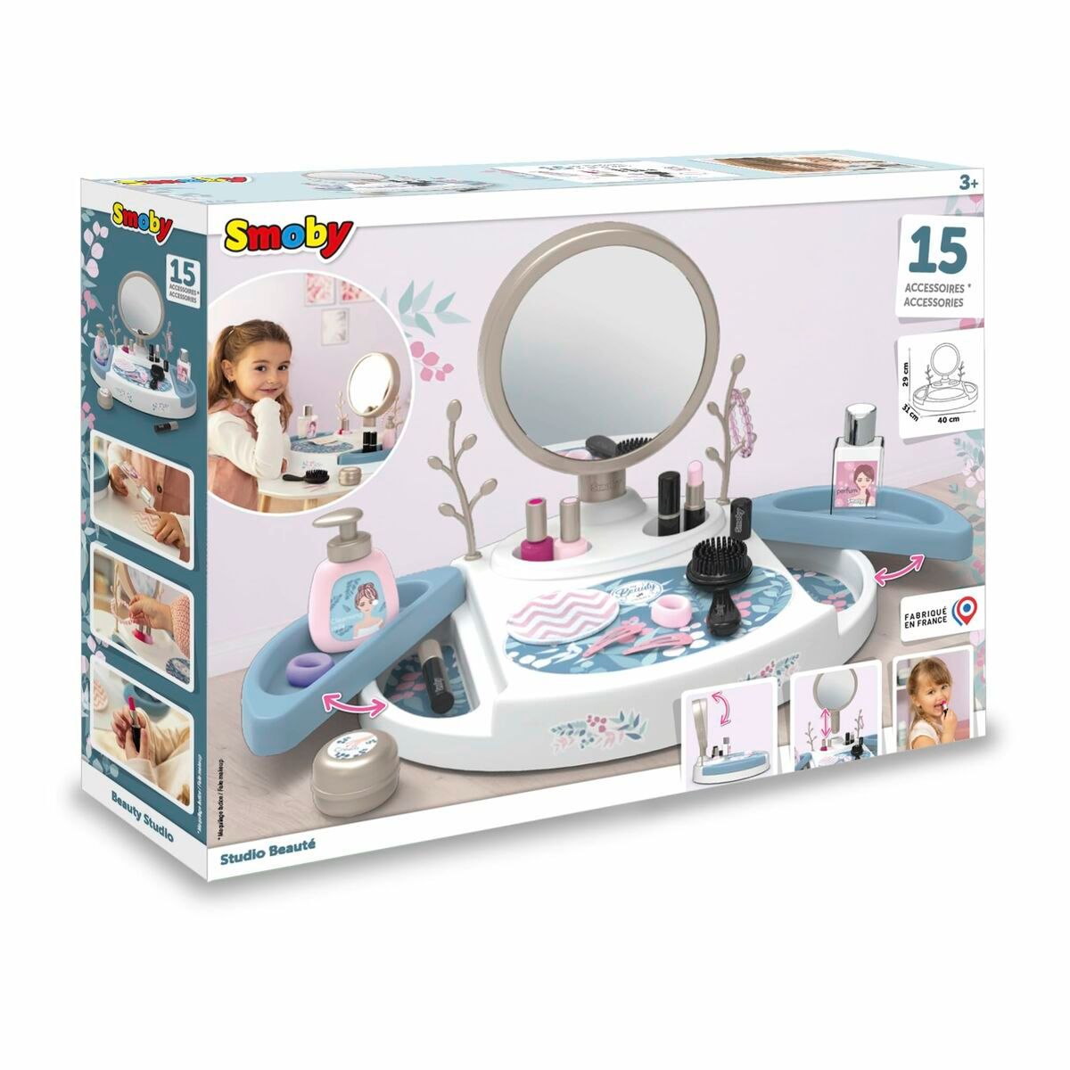 KALINDRA | BB. Children&#39;s Make-up Set Smoby My beauty studio White