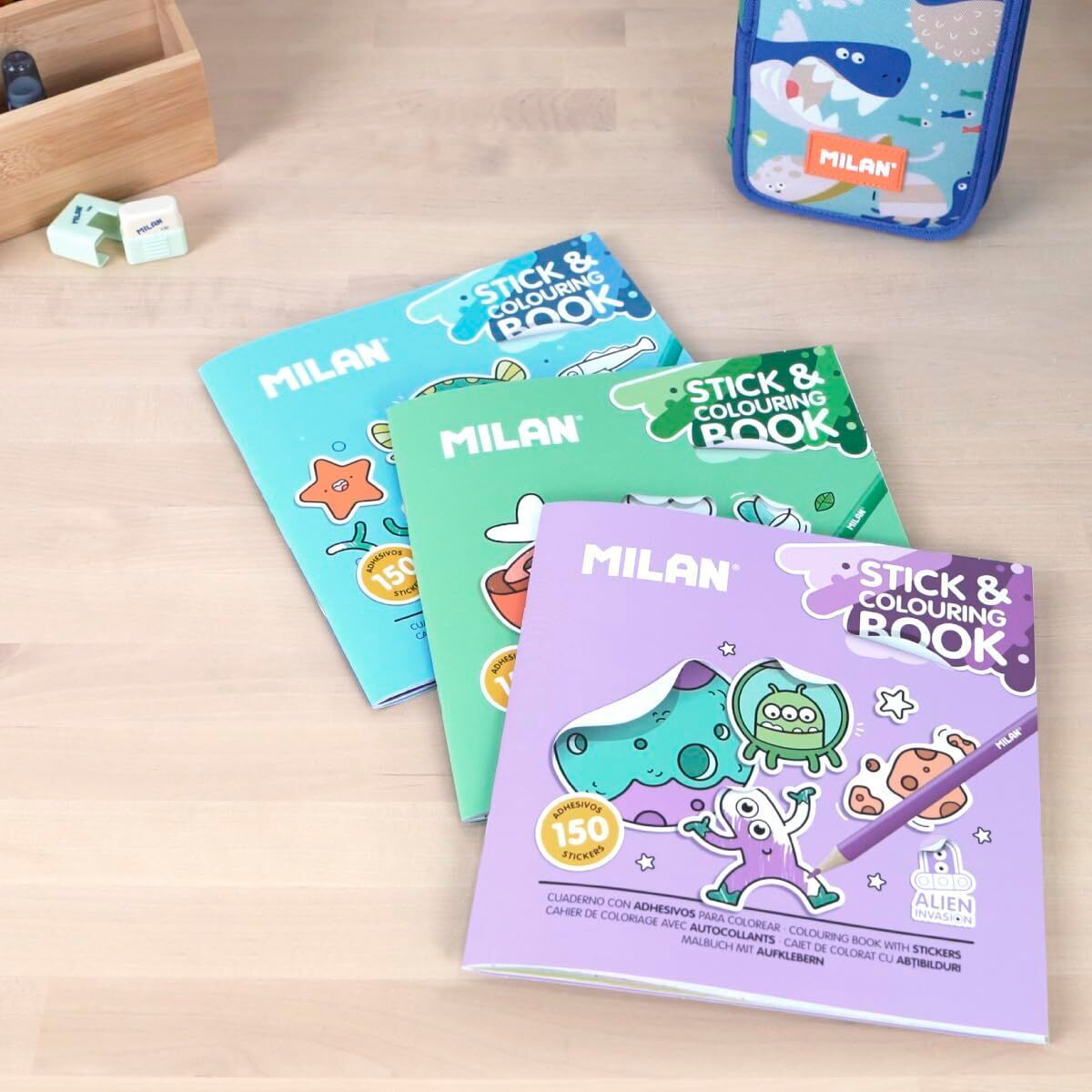 KALINDRA | BB. Picture Block for Colouring In Milan Alien invasion