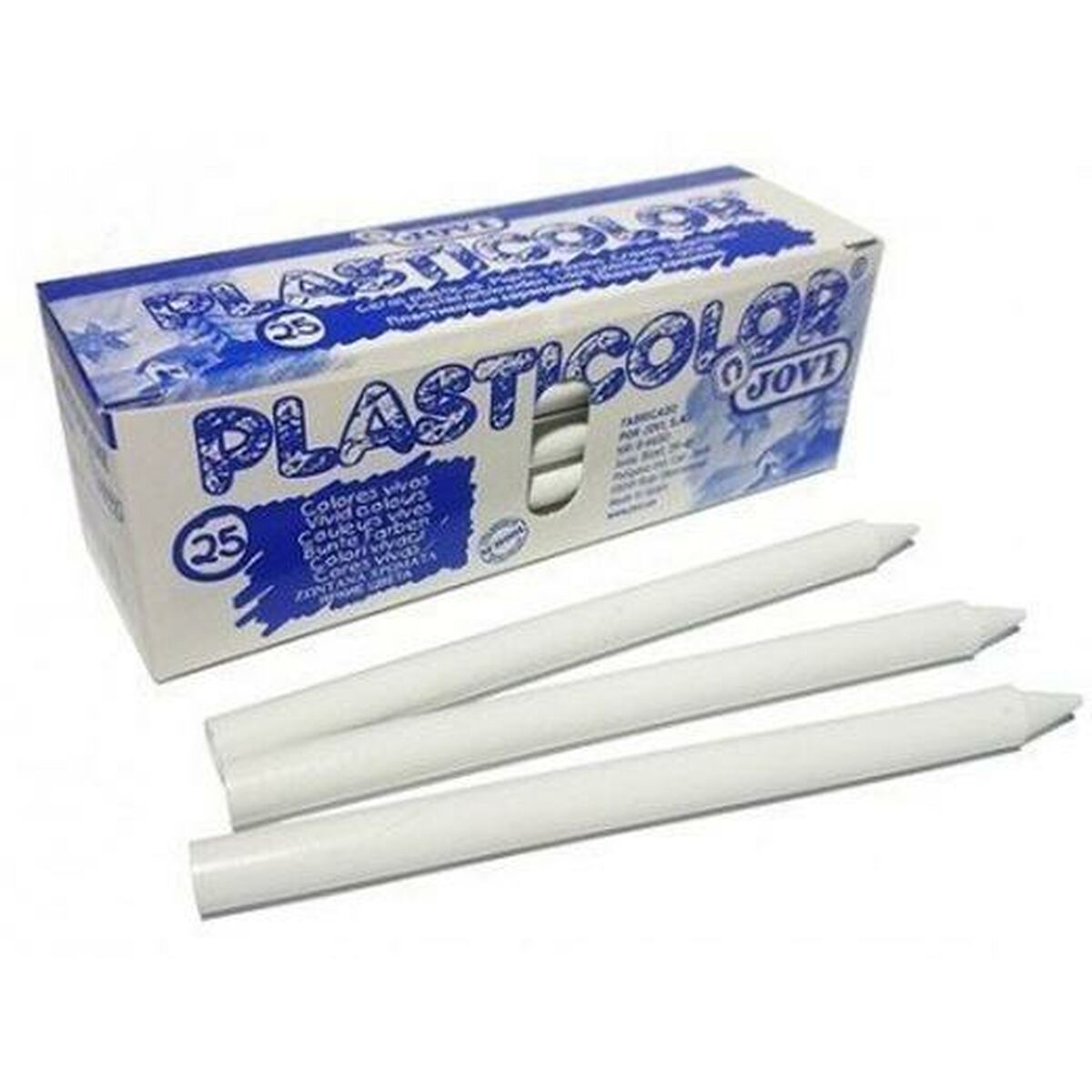 KALINDRA | BB. Coloured crayons Jovi Plasticolor White 25 Pieces