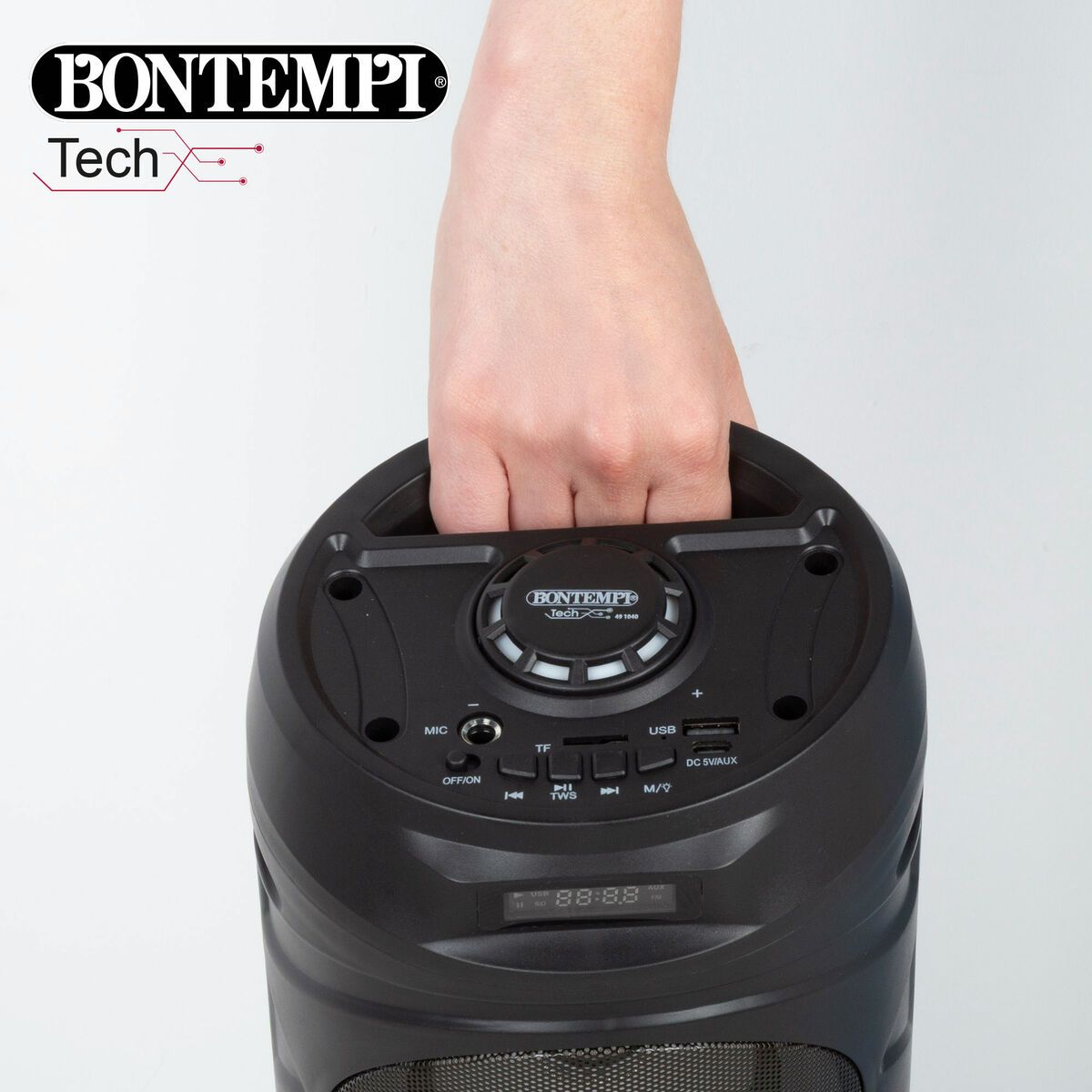 KALINDRA | BB. Speaker with Karaoke Microphone Bontempi Plastic 16 x 38 x 16 cm (2 Units)