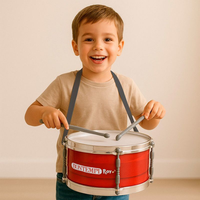 KALINDRA | BB. Drum Bontempi Plastic 31 x 15 x 31 cm Red (4 Units)