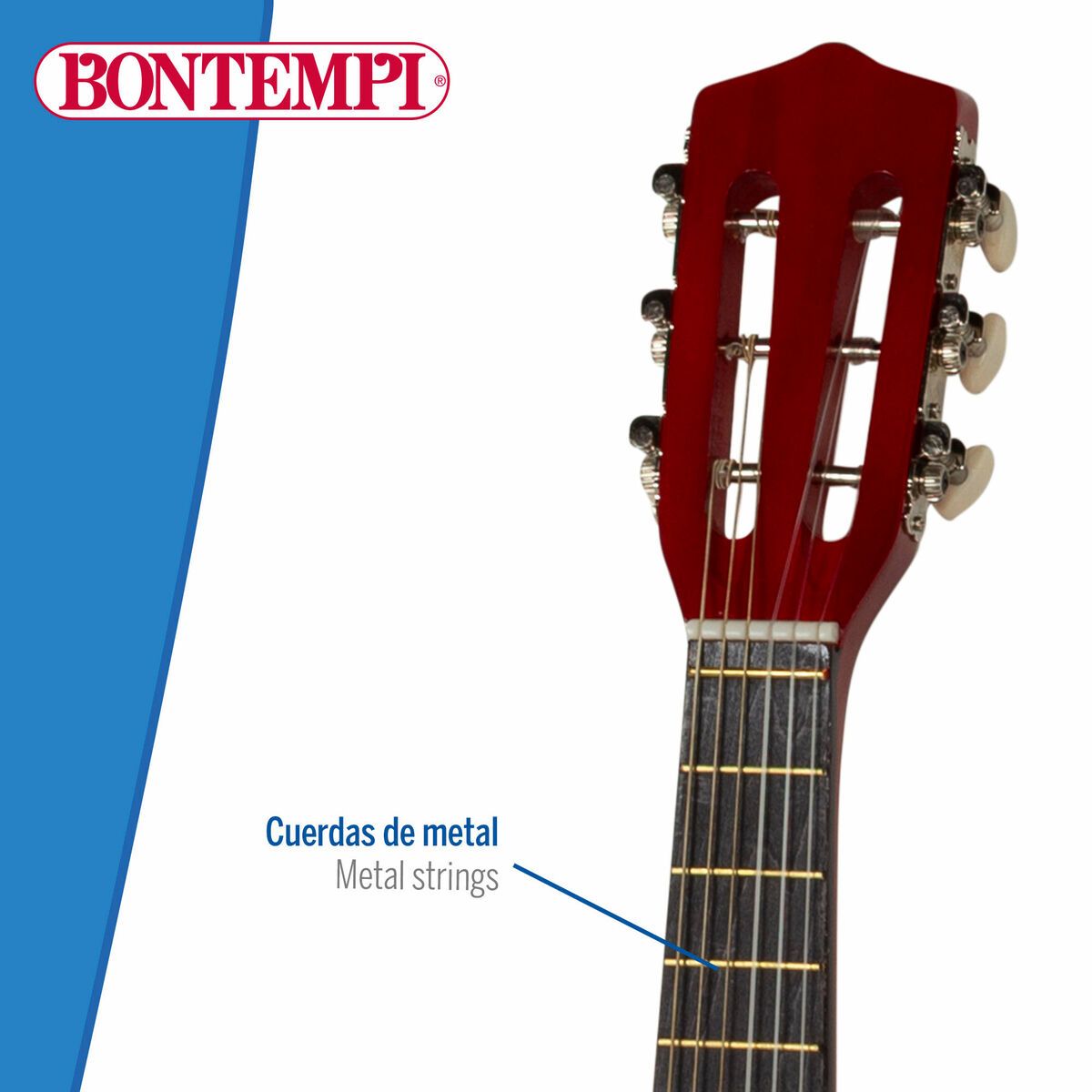 KALINDRA | BB. Baby Guitar Bontempi 28 x 75 x 8 cm (2 Units)