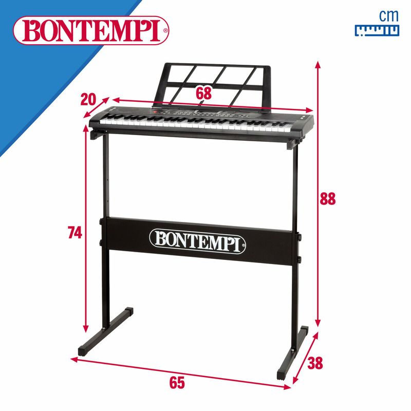 KALINDRA | BB. Electric Piano Bontempi 68 x 88 x 38 cm (2 Units)