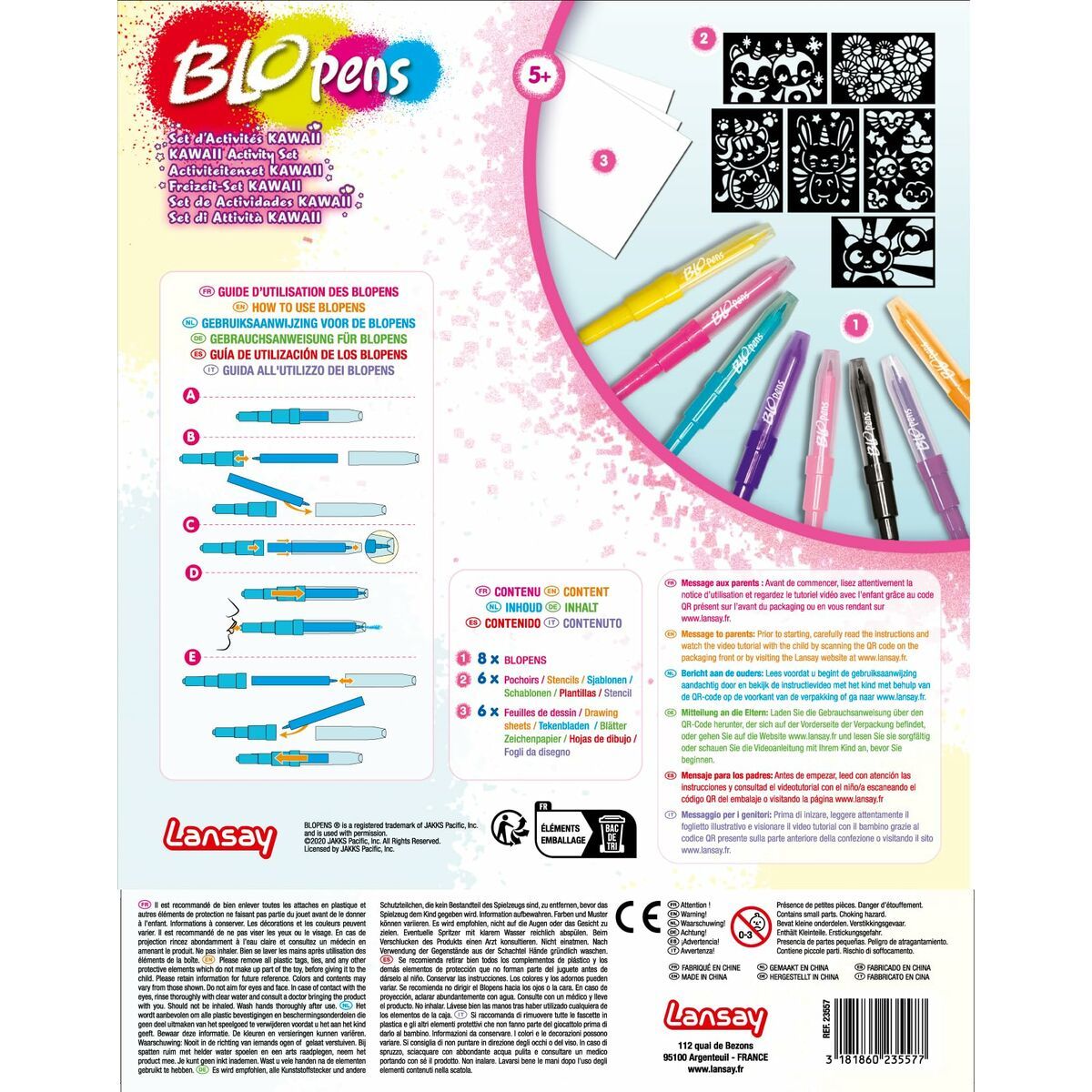 KALINDRA | BB. Colouring Activity Box Lansay BLOPENS KAWAII Multicolour