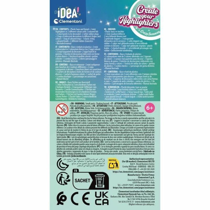 KALINDRA | BB. Craft Game Clementoni Create your Highlighter Summer