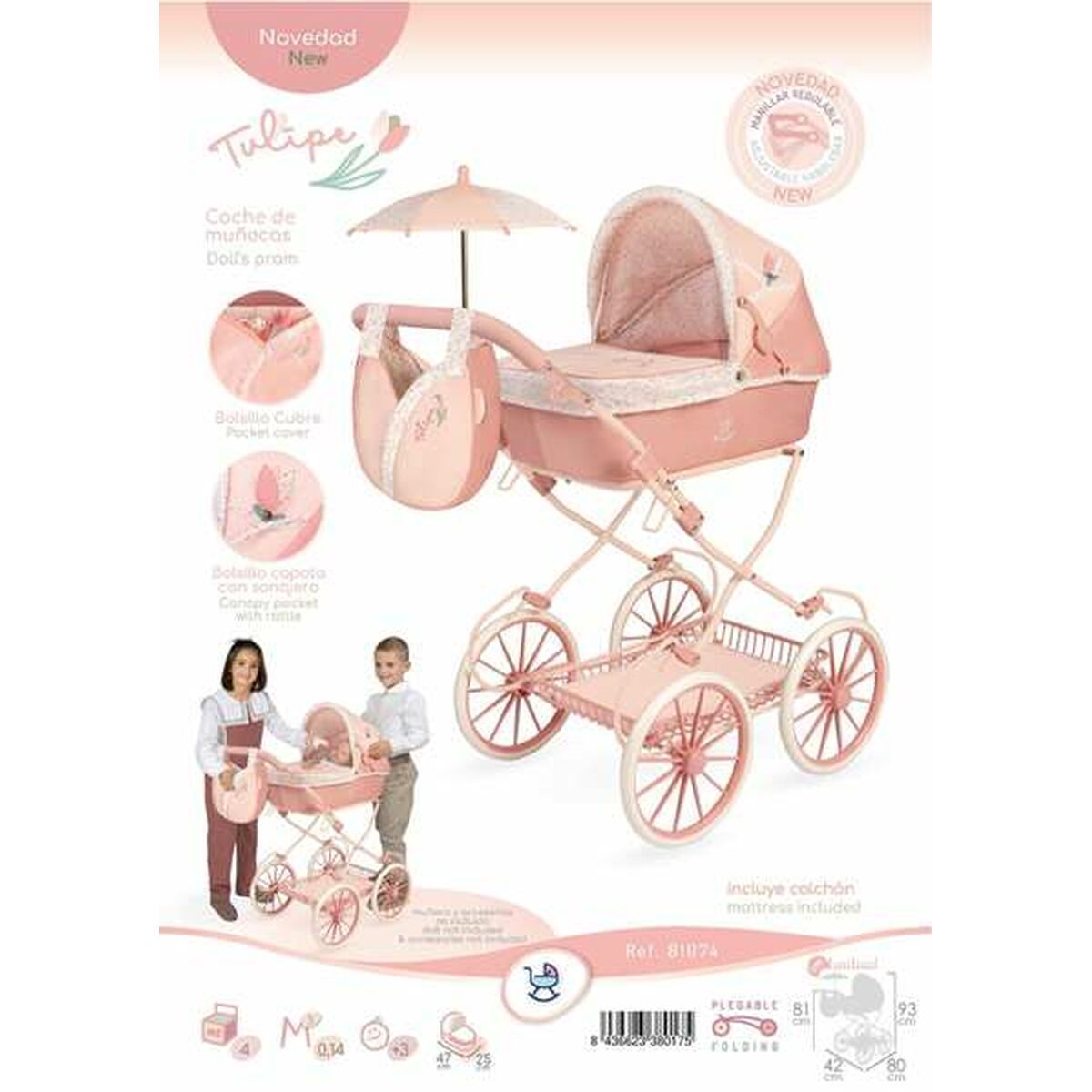 KALINDRA | BB. Doll Stroller Decuevas
