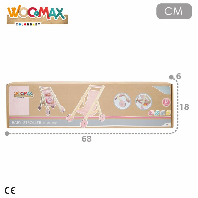 KALINDRA | BB. Puppenwägelchen 33 x 44 x 51 cm (2 Stück)