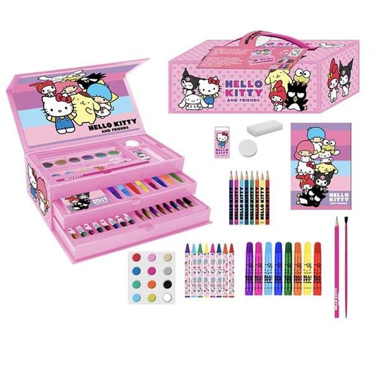 KALINDRA | BB. Colouring Activity Box Hello Kitty Pink