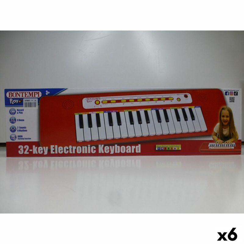 KALINDRA | BB. Keyboard Bontempi 47 x 3,5 x 13 cm (6 Units)