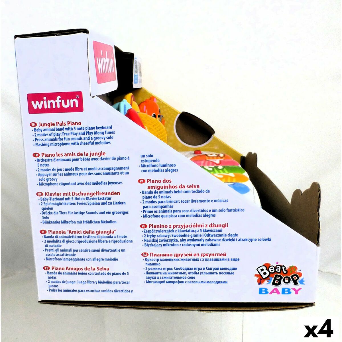 KALINDRA | BB. Toy piano Winfun 26 x 11 x 15 cm (4 Units)